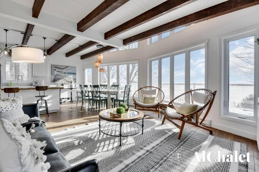 Aelpha-M - Magnifique Vue Sur Le Fleuve Villa Байе-Сен-Пол Екстериор снимка
